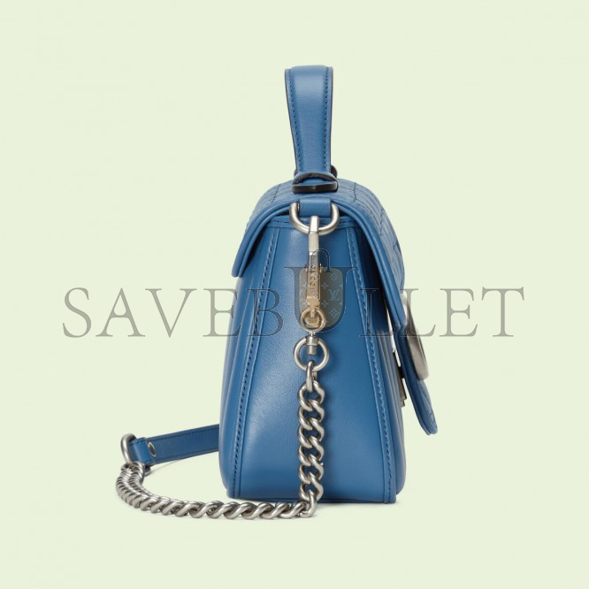 G*u*i gg marmont mini top handle bag 583571 (21*15.5*8cm)